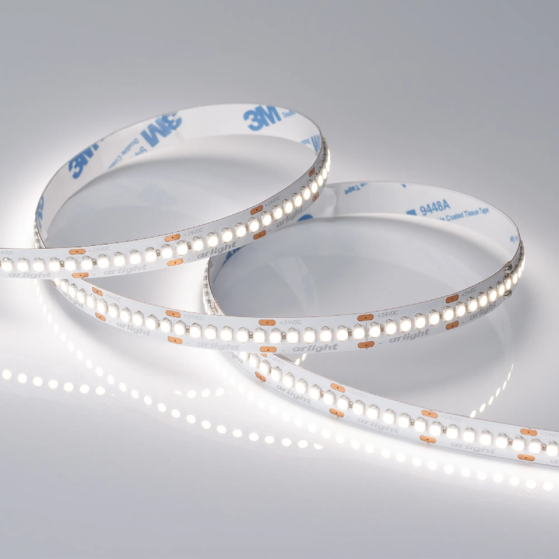 Светодиодная лента RT-A240-10mm 24V Day4000 (19.2 W/m, IP20, 3528, 5m) (Arlight, Открытый) 017431(2)