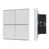 INTELLIGENT ARLIGHT Кнопочная панель KNX-304-23-IN White (BUS, Frame) (IARL, IP20 Металл, 2 года) 038401