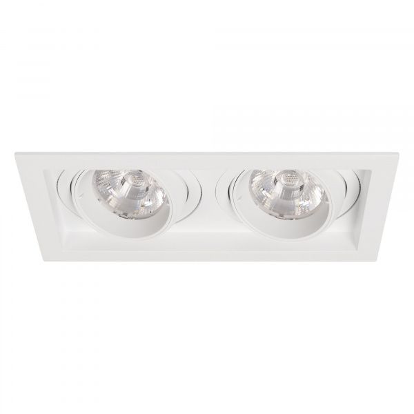 Светильник MS-VORTEX-BUILT-S210x117-2x20W Warm3000 (WH-WH, 20 deg, 230V) (Arlight, IP20 Металл, 5 лет) 057762