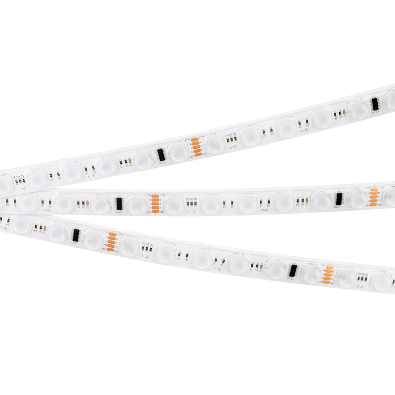 Светодиодная лента герметичная DMX-FLT-PS-S36-23mm 24V RGB-PX6 (20 W/m, IP67, 30deg, 5m) (Arlight, -) 038297