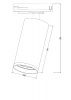 Трековый светильник Technical TR020-1-GU10-B