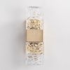 Настенный светильник 88068W gold/clear
