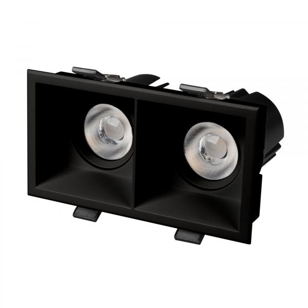 Светильник MS-FLOW-BUILT-S157x85-2x12W Day4000 (BK, 55 deg, 230V) (Arlight, IP20 Металл, 5 лет) 055936