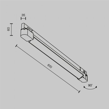 Трековый светильник Technical TR196-3-20W2.7K-B(N)