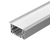 Профиль с экраном S2-LINIA69-F-2500 ANOD+OPAL (Arlight, Алюминий) 021177