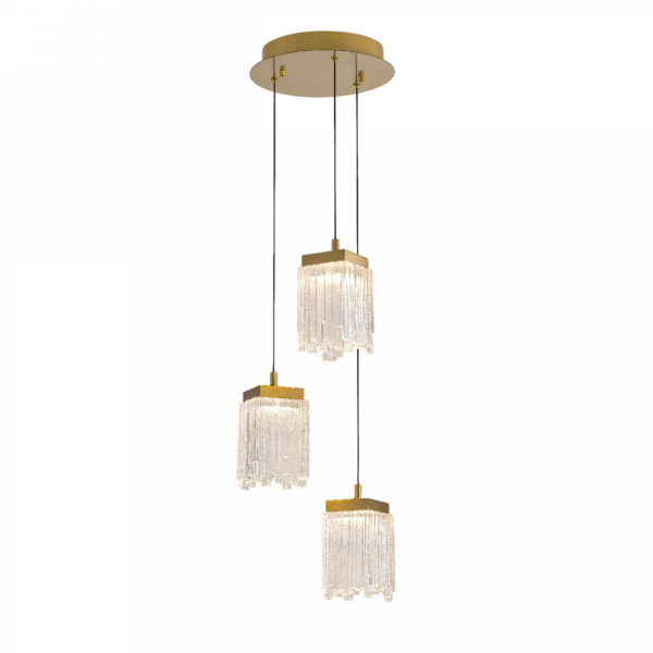 Подвесной светильник MD25020403-3A2 Satin gold