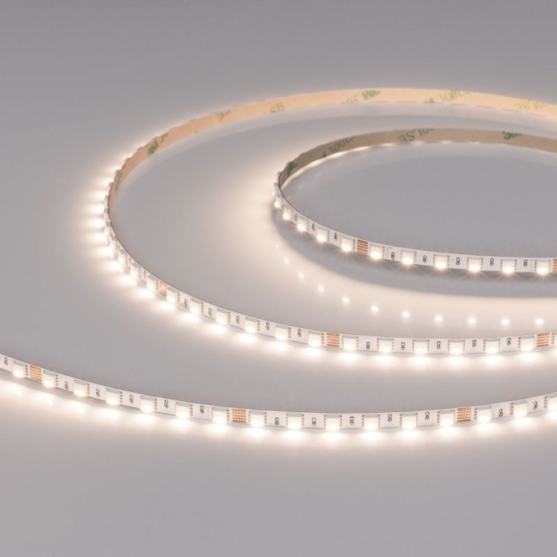 Светодиодная лента RT-H96-5mm 24V RGBW-Day-4-in-1 (10 W/m, IP20, 5m) (Arlight, узкая) 058434
