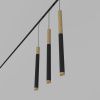 Светодиодный светильник для магнитной системы Ledron Sagi T40 Wooden 300 Zigbee Black 3000K