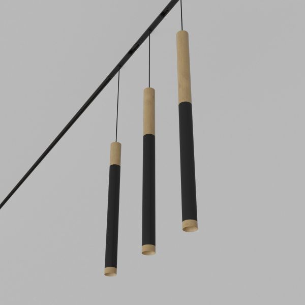 Светодиодный светильник для магнитной системы Ledron Sagi T40 Wooden 200 Zigbee Black 4000K