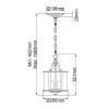Подвесной светильник Hinkley HK-GENTRY-P-S-PW