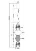 Подвесной светильник Maytoni MOD267PL-L32CH3K