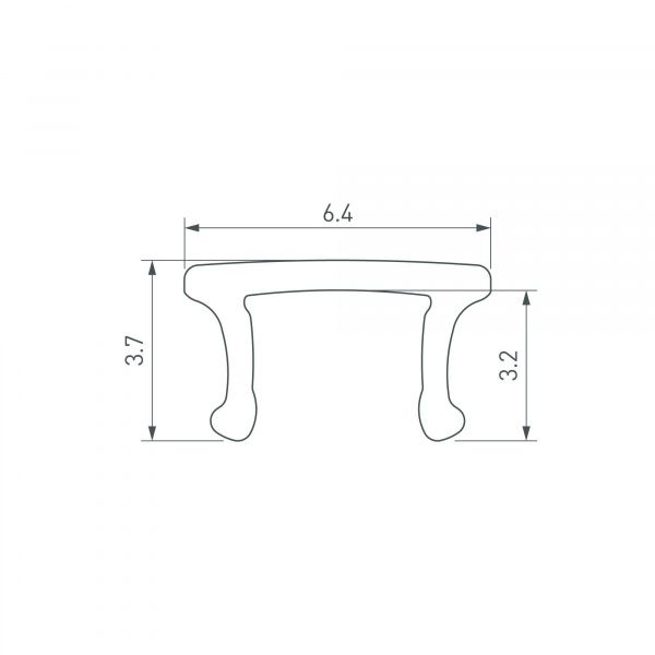 Экран SL-W7-10000 OPAL (Arlight, Пластик) 044632