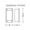 Встраиваемый светильник Metalspot 15259