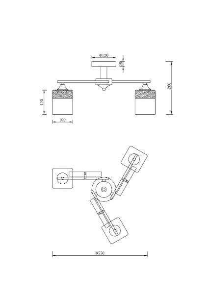 Люстра Freya FR5154PL-03B