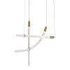 Подвесной светильник OD2412-3 gold/clear
