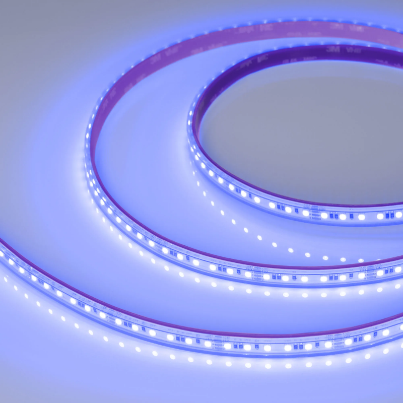 Светодиодная лента герметичная RTW-PS-A120-10mm 24V RGB (12 W/m, IP67, 2835, 5m) (Arlight, 5 лет) 042907