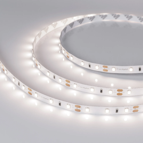 Светодиодная лента RT-A60-8mm 12V Day4000 CRI98 (4.8 W/m, IP20, 2835, 5m) (Arlight, Открытый) 021419(2)
