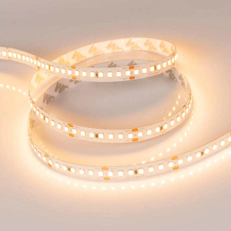 Светодиодная лента RT 2-5000 24V Warm2700 3x (2835, 840 LED, LUX) (Arlight, 17 Вт/м, IP20) 019095