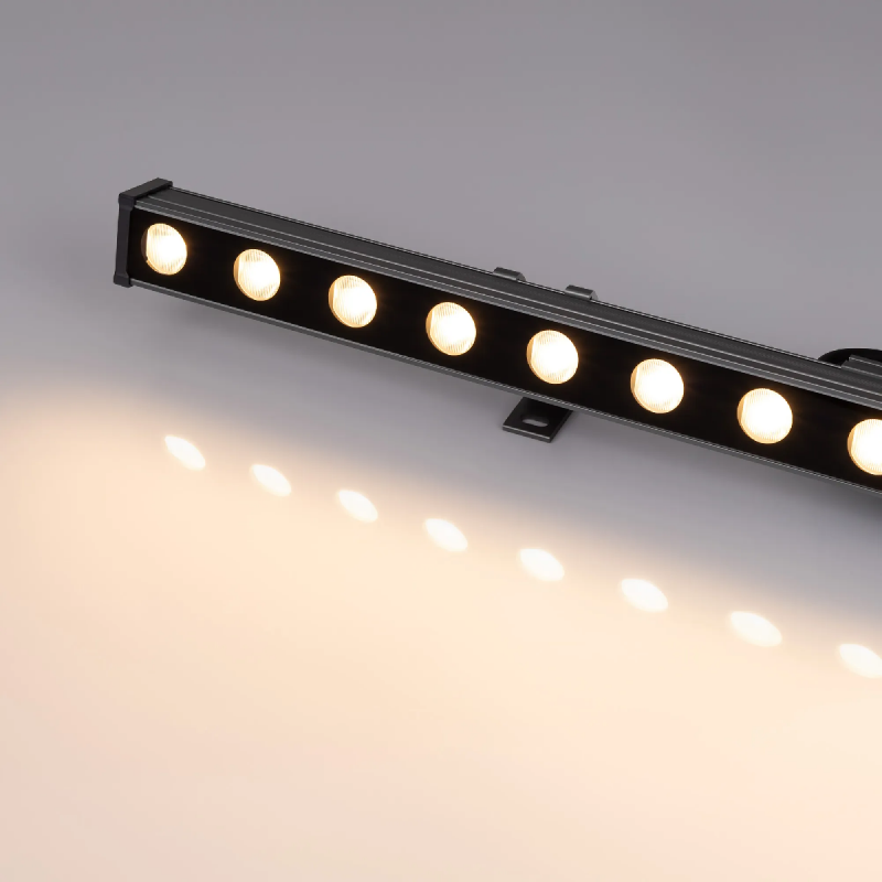 Линейный прожектор AR-LINE-760-18W Warm3000 (GR, 15x60 deg, 230V) (Arlight, IP65 Металл, 3 года) 045371