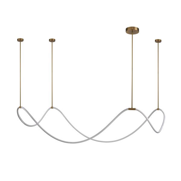 Подвесной светильник 10521P brass/white