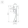 Профиль PLINTUS-H58-F-2000 ANOD (Arlight, Алюминий) 046391