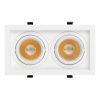 Светильник MS-VORTEX-BUILT-S250x140-2x30W Warm3000 (WH-WH, 17 deg, 230V) (Arlight, IP20 Металл, 5 лет) 057767