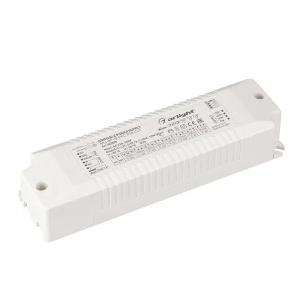 Блок питания ARJ-SP-12-PFC-DT8-ССT (12W, 9-42V, 0.12-0.35А) (Arlight, IP20 Пластик, 5 лет) 040500