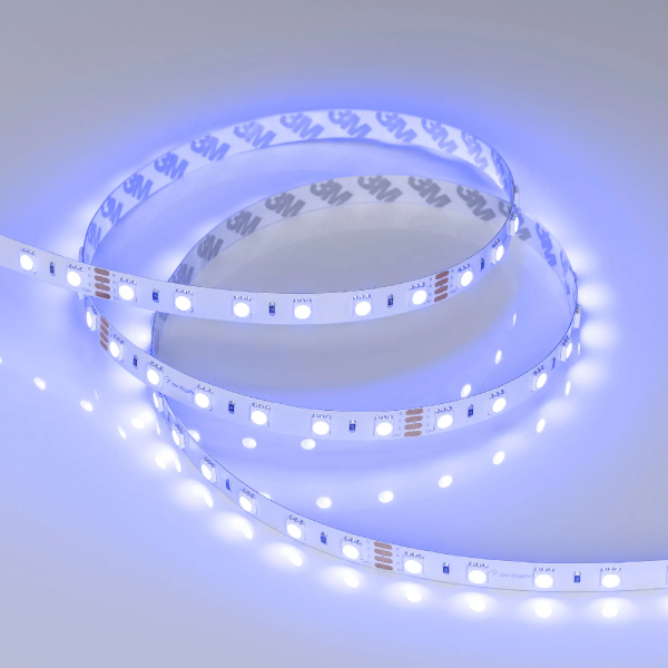 Светодиодная лента RT-B60-10mm 24V RGB (14.4 W/m, IP20, 5060, 5m) (Arlight, Открытый) 010367(2)