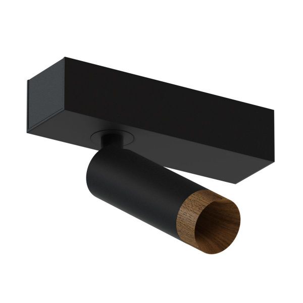 Накладной светодиодный светильник Ledron SAGITONY E S40 Wooden Black