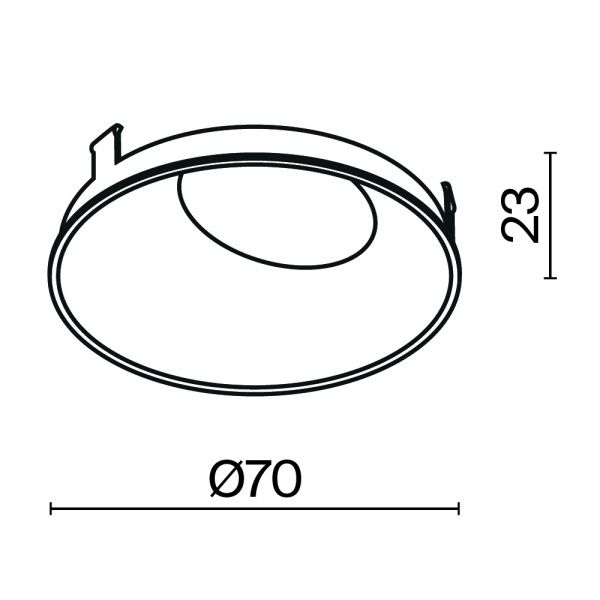 Комплектующие для светильника Technical Ring057-10-MG