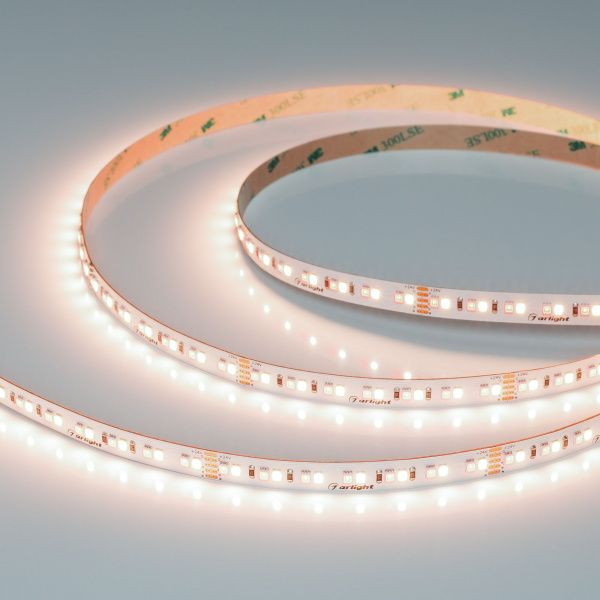 Светодиодная лента RT-A168-10mm 24V RGBW-White (20 W/m, IP20, 5m) (Arlight, высок.эфф.150 лм/Вт) 056877