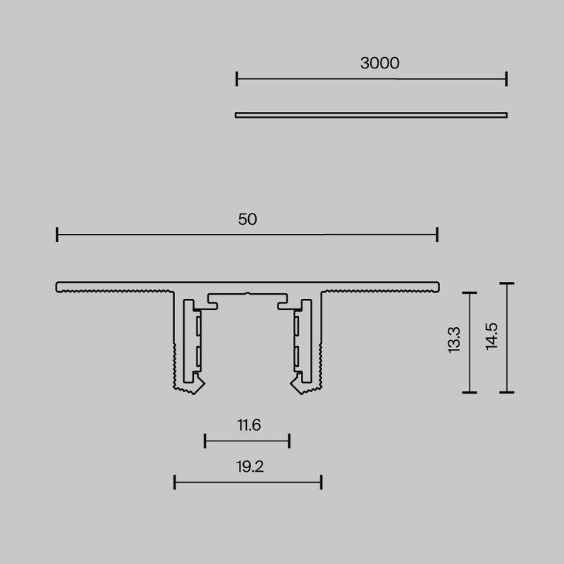 Шинопровод Technical TRX239-423.12B