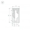 Силиконовый профиль WPH-FLEX-0612-SIDE-S8-20m WHITE (Arlight, Силикон) 041030