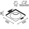 Встраиваемый светильник Technical DL129-GU10-01-W