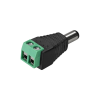 Коннектор Terminal-MONO-2pin-M (Jack 5.5) (Arlight, Пластик) 019218(1)