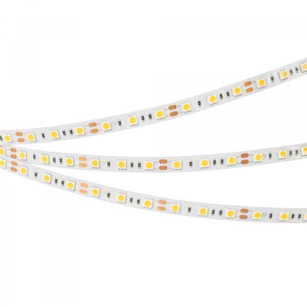 Светодиодная лента RT-B60-10mm 12V White6000 (14.4 W/m, IP20, 5060, 5m) (Arlight, 14.4 Вт/м, IP20) 012339(2)