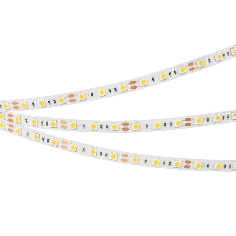 Светодиодная лента RT-B60-10mm 12V White6000 (14.4 W/m, IP20, 5060, 5m) (Arlight, 14.4 Вт/м, IP20) 012339(2)