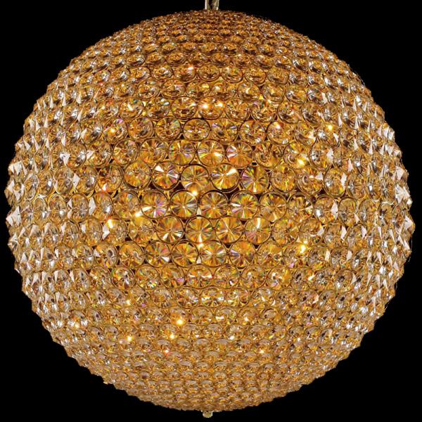 Люстра MD103204-9A gold/amber