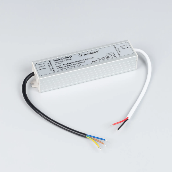 Блок питания ARPV-24080-B (24V, 3.3A, 80W) (Arlight, IP67 Металл, 3 года) 020007