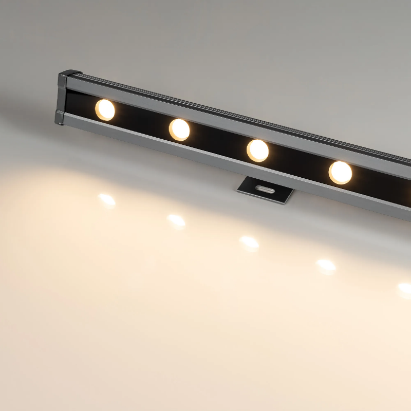 Светодиодный прожектор AR-LINE-1000L-48W-24V RGB-Warm3000 (Grey, 15x45 deg, DMX512) (Arlight, Закрытый) 027958