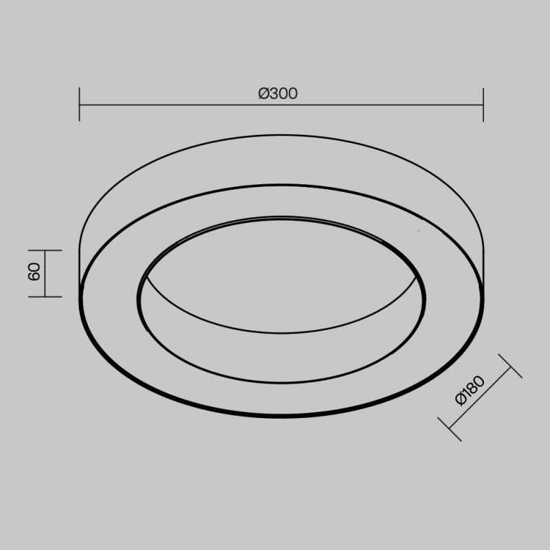 Потолочный светильник Technical C093CL-24W3K-W