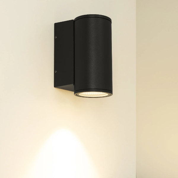 Светильник LGD-FORMA-WALL-R90-12W Warm3000 (BK, 44 deg, 230V) (Arlight, IP54 Металл, 3 года) 037258