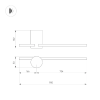 Светильник SP-VINCI-S900x55-10W Warm3000 (BK, 110 deg, 230V) (Arlight, IP20 Металл, 3 года) 034169