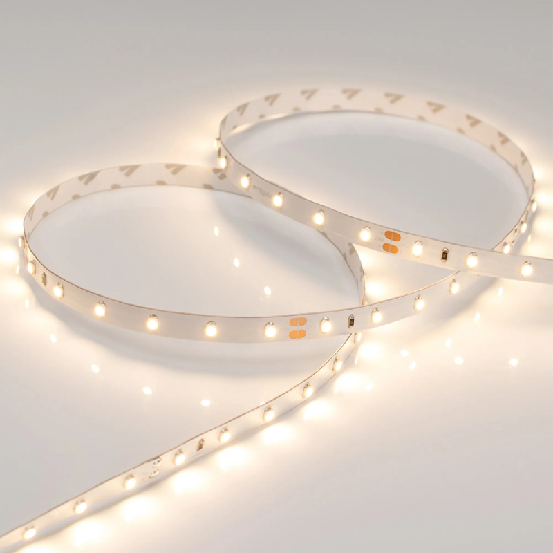 Светодиодная лента RT 2-5000 24V Warm2700 (3528, 300 LED, LUX) (Arlight, 4.8 Вт/м, IP20) 016145(B)