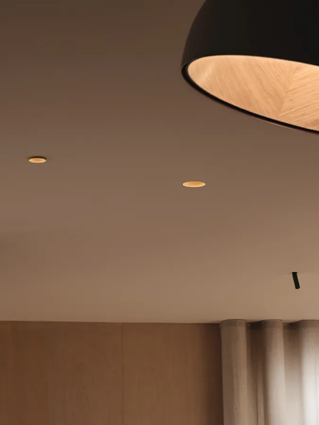 Встраиваемый светильник Vibia Circle 3300 American walnut