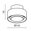 Потолочный светильник Technical C092CL-GX53-B