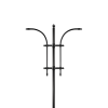 Кронштейн OXOR-SB3-2 BLACK (Arlight, Сталь) 051636