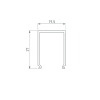 Экран ARH-WIDE-(B)-H20-2000 RCT Frost-PM (Arlight, Пластик) 018822
