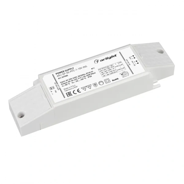 Блок питания Arlight ARJ-SP-50-PFC-1-10V-INS