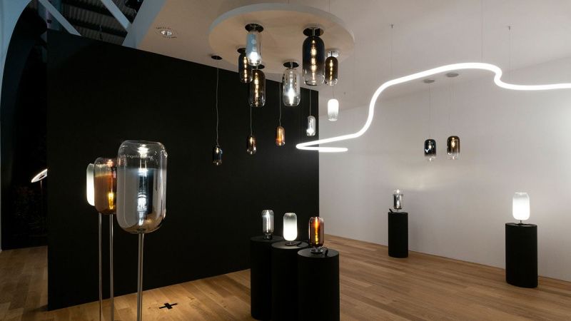 Настольная лампа Artemide Gople Silver